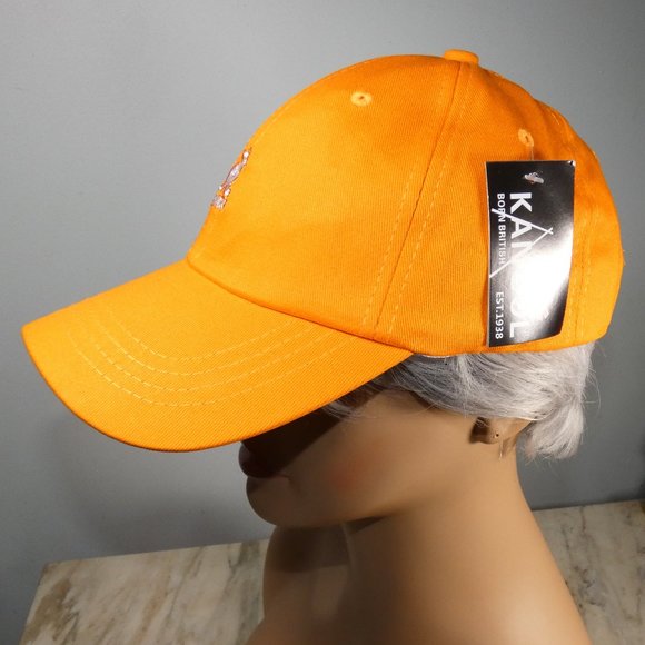 Fashionable Kangol Adjustable Cotton Baseball-style Cap Hat Orange main image 7